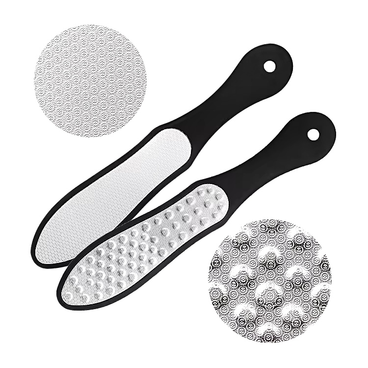 3 in 1 Stainless Steel Double-Sided Foot File, Callus &amp; Dead Skin Remover Pedicure Tool for Heel Exfoliation