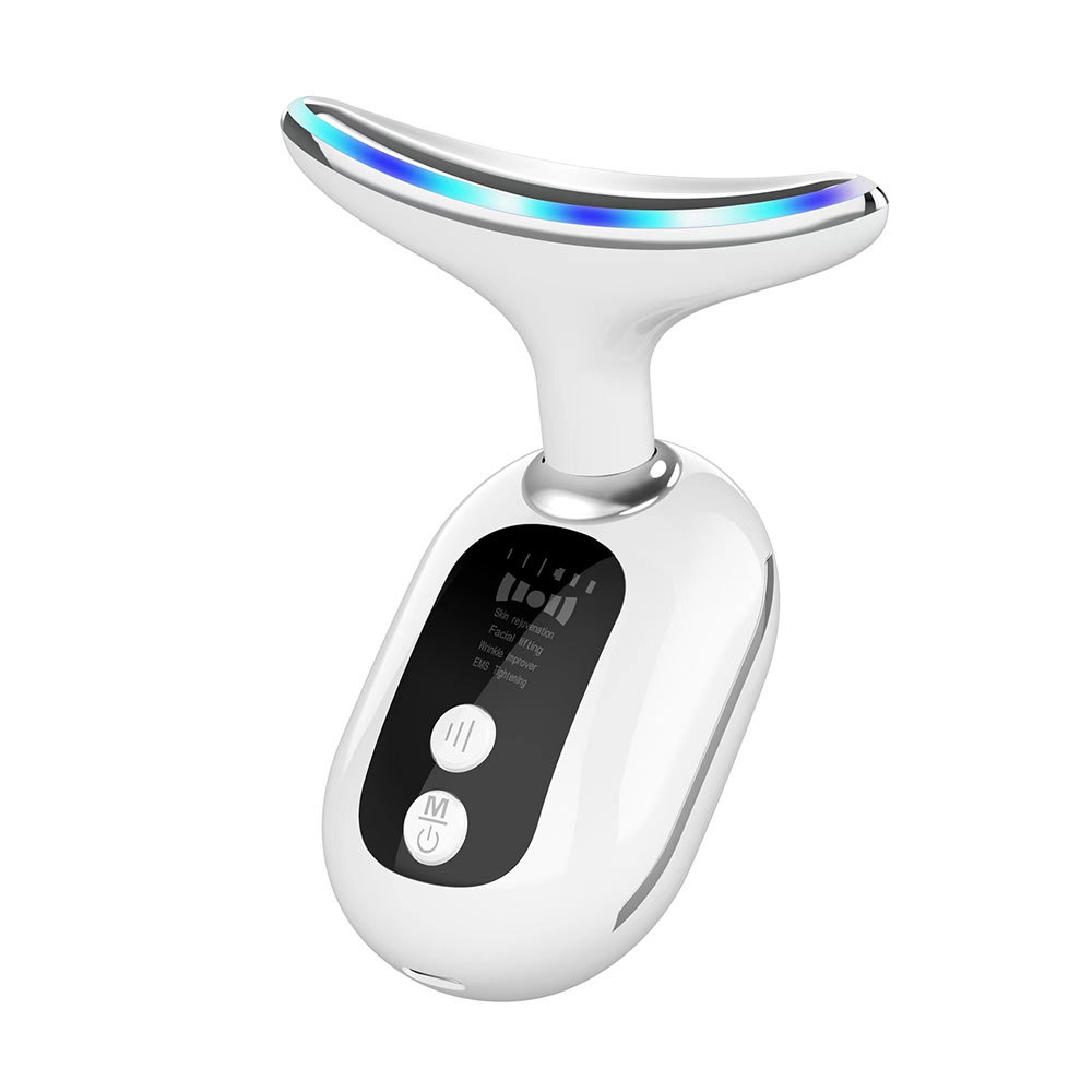 3 Color Hand Held Face and Neck Sculpting Tool Vibration Facial Massager Device Anti Wrinkles Lift for Skin Care