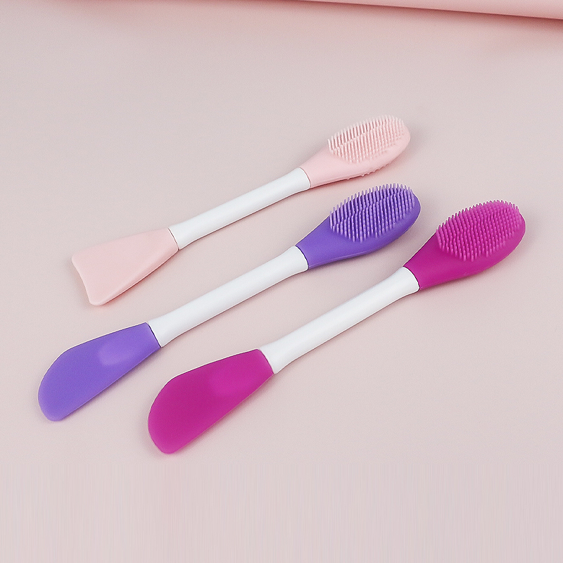 Kamanzi 2-in-1 Manual Facial Skin Care Mask Brush Wash Exfoliation Massaging Collapsible Scrubber Spoon Cleansing