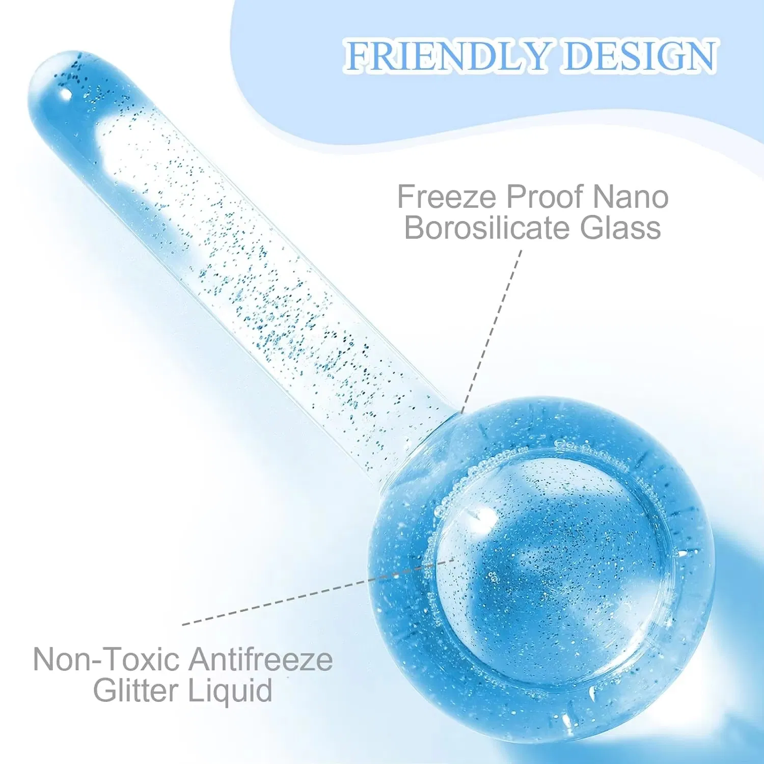 Wholesale Different Facial Roller Face Massage Tools Private Label Facial Ice Globes