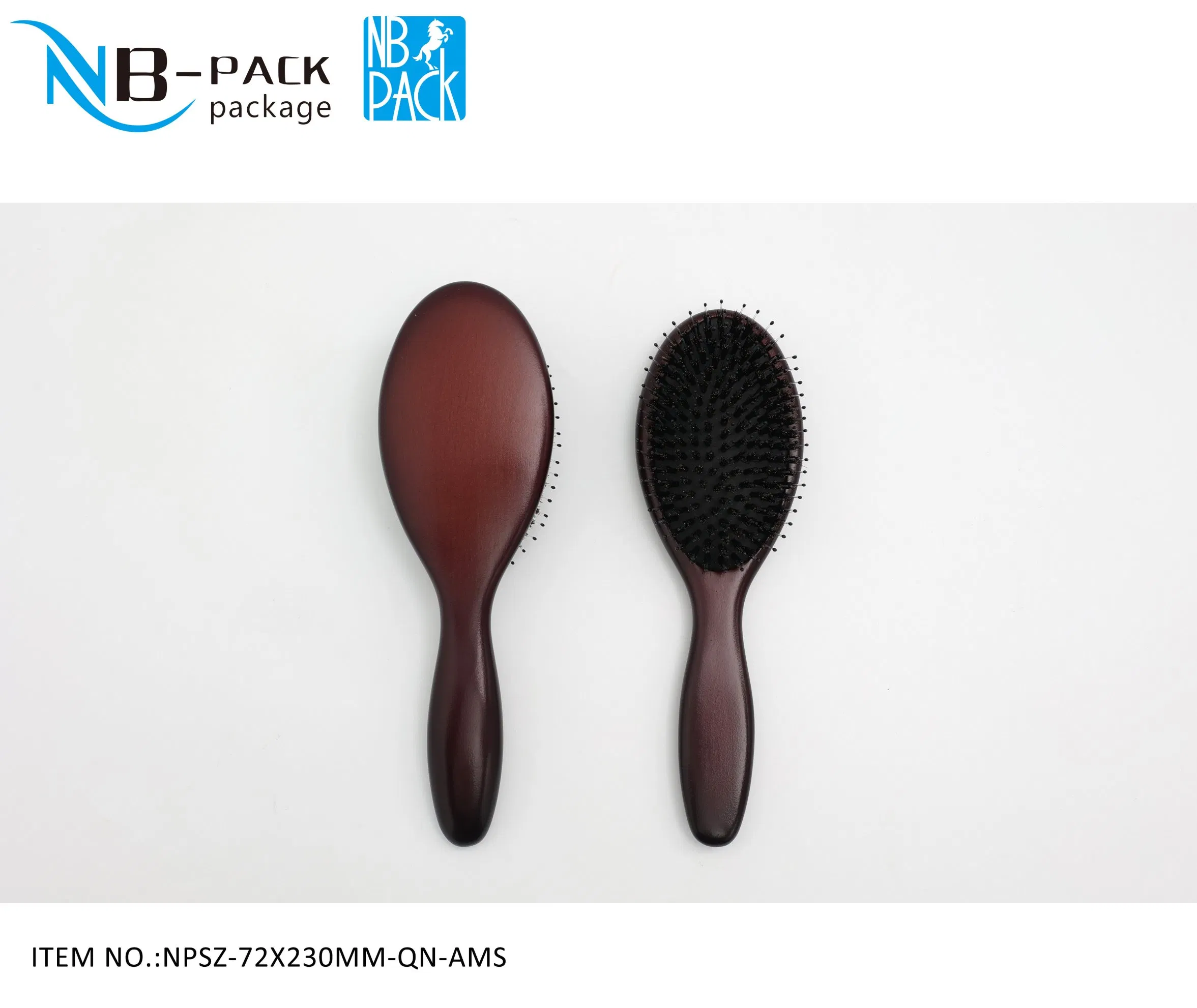 Oval Air Cushion Hairbrush Nylon Bristle Scalp Massage Brush for Women &amp; Men