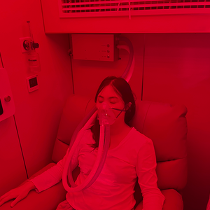 2.0 ATA Smart Hyperbaric Oxygen Chamber Single Person HBOT With Red Light Therapy For Home Gym Hotel Beauty Salon