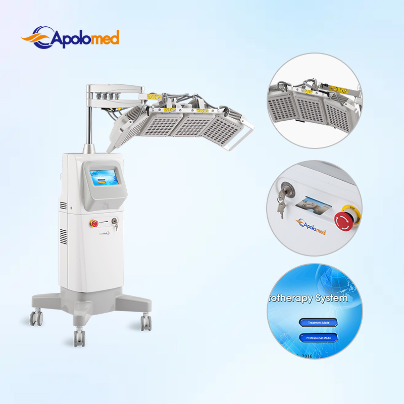 CE Medical Approval PDT LED Light Therapy Equipment RGB Red 635mm Green 560mm Blue PDT Photodynamic Therapy Device