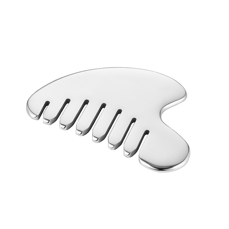 Custom Logo 304 Stainless Steel Facial Skin Care Guasha Beauty Tools Wholesale Remove Wrinkle Metal Face Gua Sha Massager