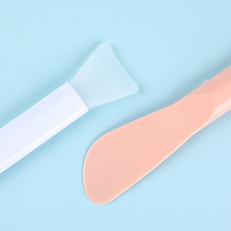 New Facial Beauty Tools DIY Facial Mask Application Cosmetic Makeup Brush Face Silicone Double Head Mask Brush