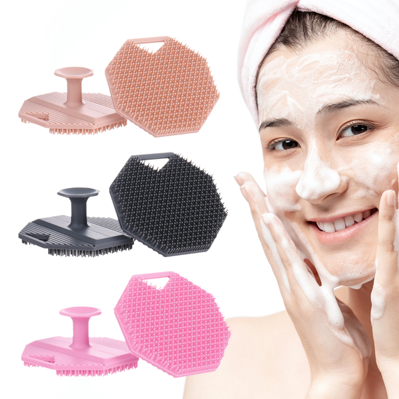 2026 Trending Products Silicone Face Scrubber Exfoliating Facial Scrubber Deep Face Cleaning Facial Cleansing Brush