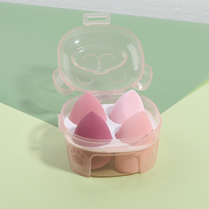 Wholesale Beauty Sponge Makeup Powder Foundation Cosmetic Tools Private Labels Eco-Friendly Face Cleaning Portable