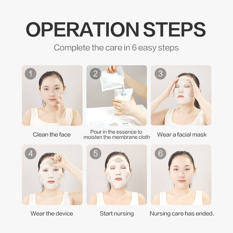 OEM/ODM Portable Flexible Facial Beauty Tool with 30 Free Refill Pads Skin Tightening Wrinkle-Reducing Device Low Supported