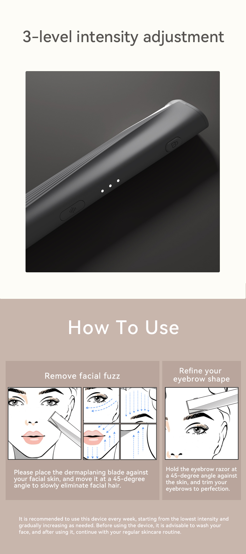 Dermaplaning Tool