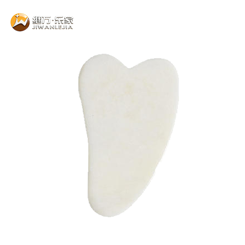 Jiwan Lejia Custom Face Green Jade Gua Sha Skin Guasha Scraping Massage Lift Tool for Facial Body