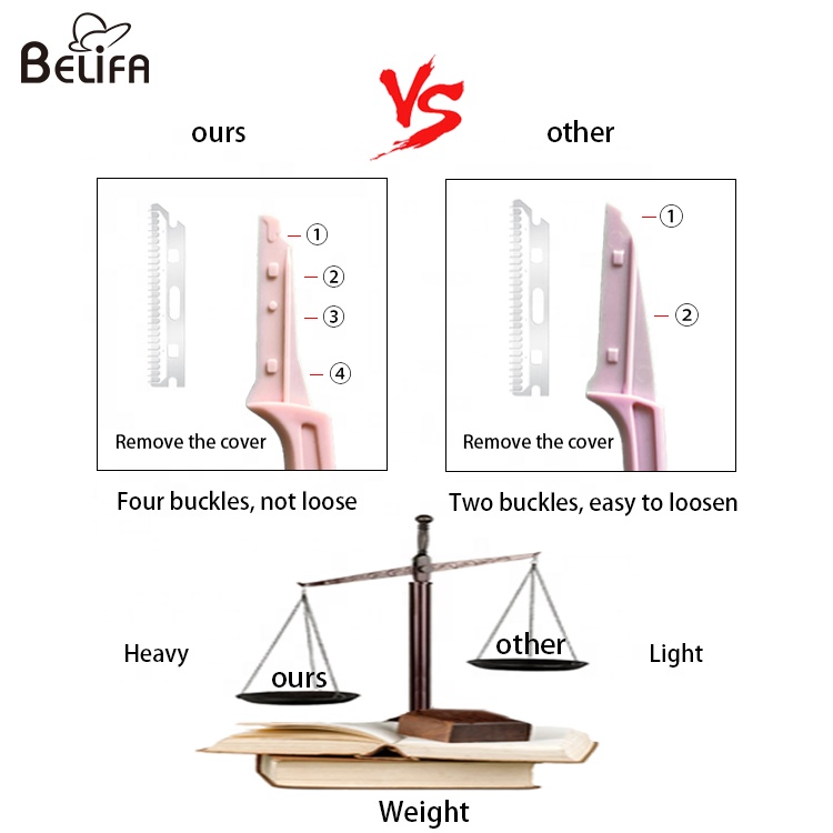 3pcs/set Exfoliating Dermaplaning Tool Facial Hair Remover Eye Brow Shaper Shaver Blade Foldable Eyebrow razor Trimmer