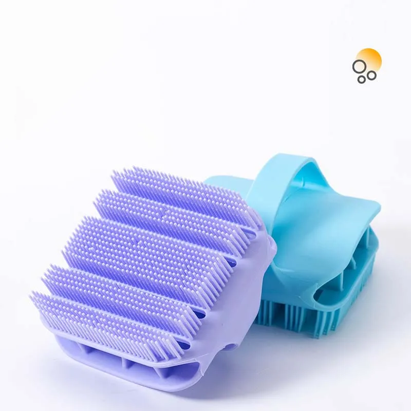 Silicone Shampoo Brush Scalp Massage Cleaning Comb