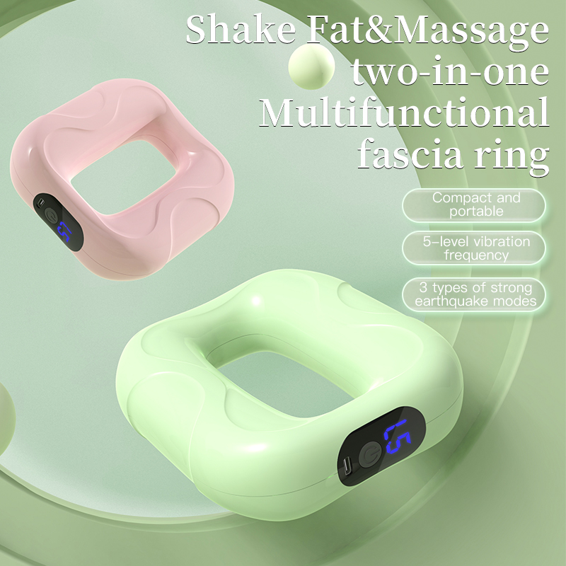 2024 Best Selling LUYAO J18A Rechargeable Facial Ring Electric Massager Powerful Deep Tissue Percussion Massage