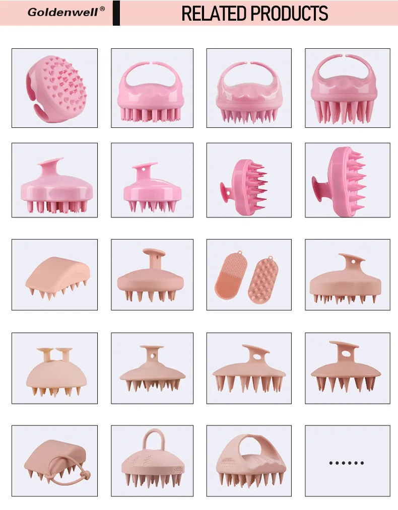 Head Scalp Massage Shampoo Brush