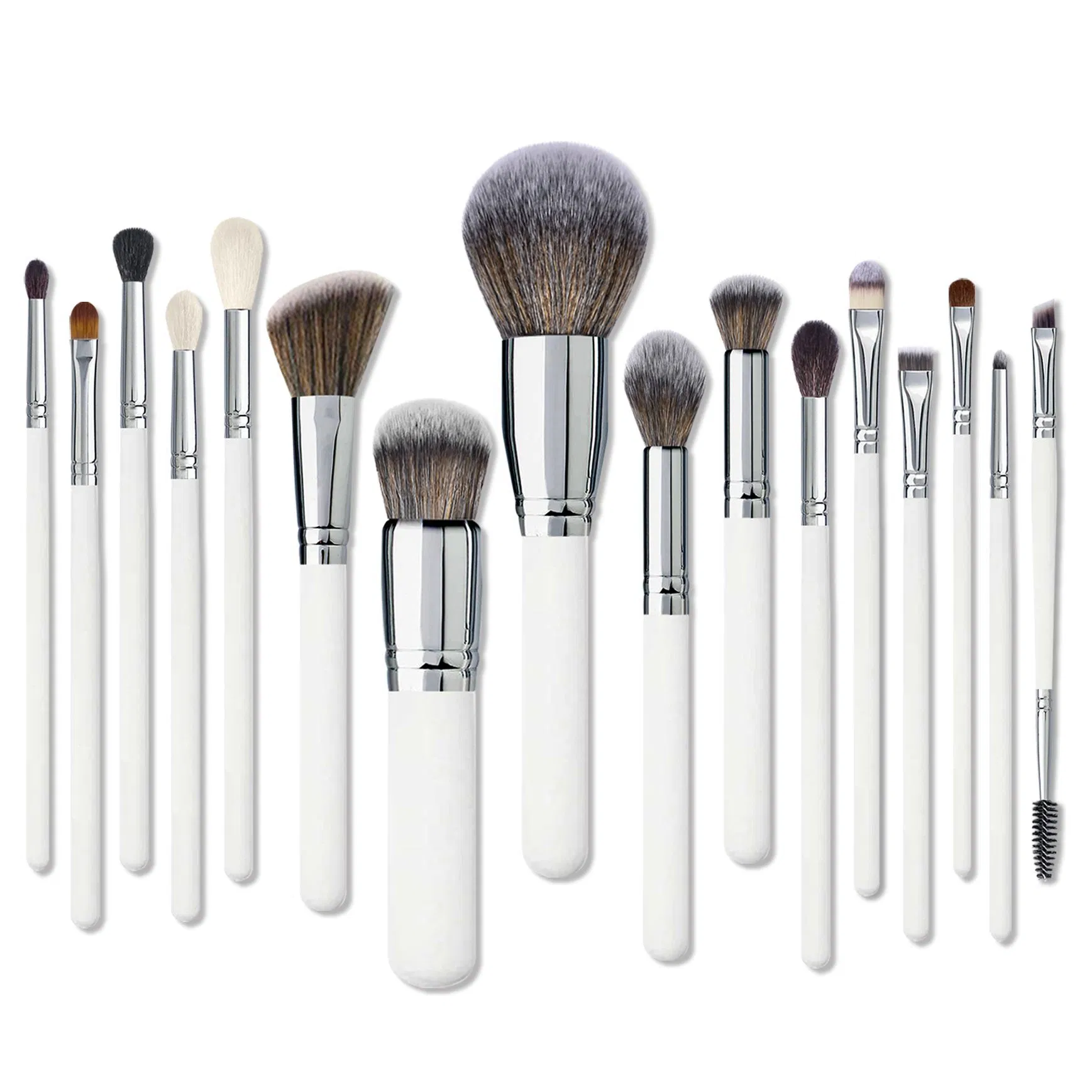 Seamless Blending Anti-Shedding Flawless Application Plastic Handle Beauty Travel Makeup Brush