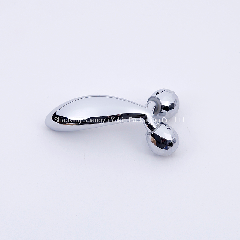 Stainless Steel Skincare Beauty Skin Face Sculpting Multifun Y 3D Lifting Cooling Metal Facial Face Roller Massager Tool
