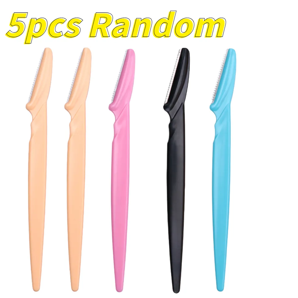 Women's 1/5/10 Pcs Face Razor Hair Remover Eye Brow Shaver Blades Cosmetic Beauty Makeup Tools Eyebrow Trimmer