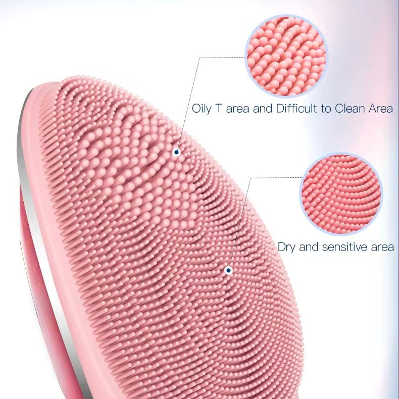 2025 Newest Electric Face Wash Brush Wholesale Silicone Facial Cleansing Brush With 3 Speeds Waterproof
