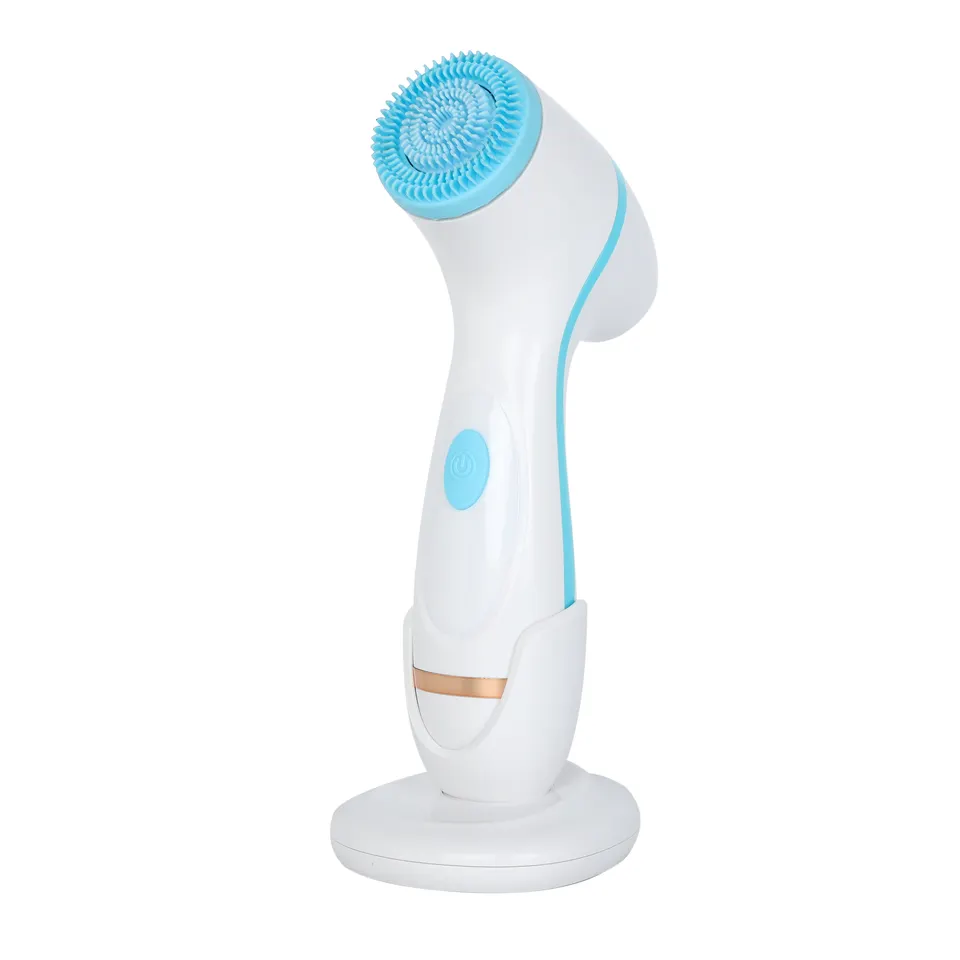 3 in 1 Sonic Facial Cleansing Brush Electric Face Massage Cleanser Face Cleanser Face Cleaning Brush Massager