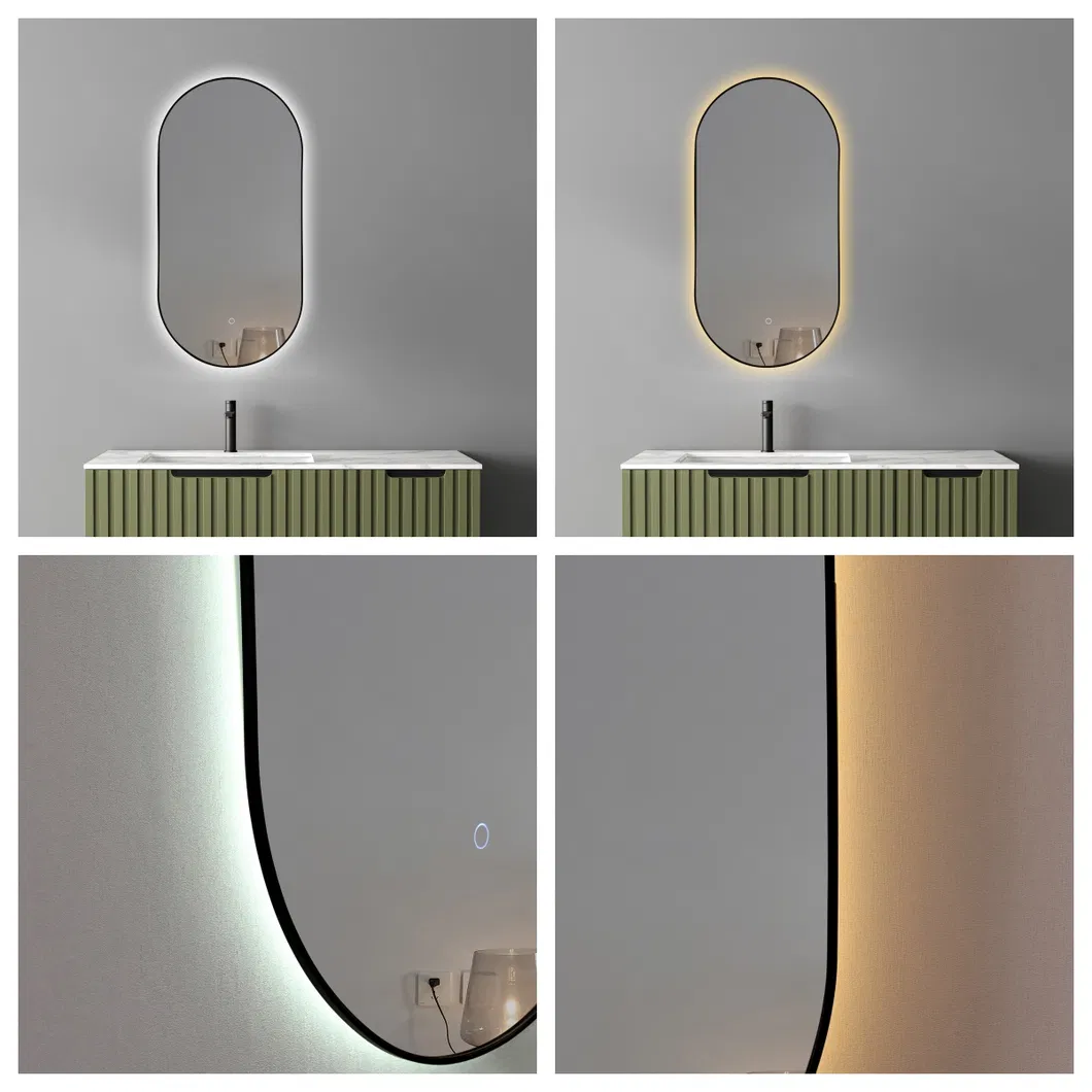 Modern Makeup Mirror with LED Lighting