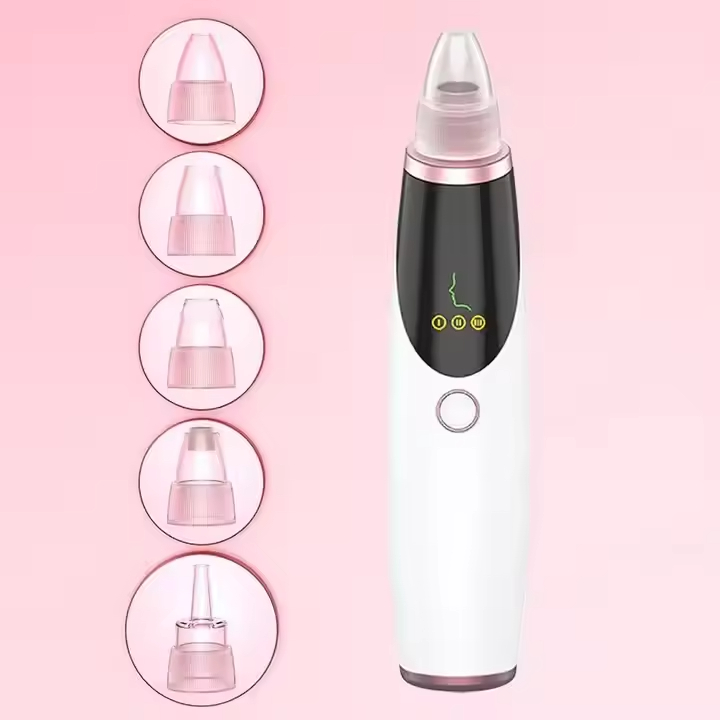 USB/Battery Dual-Drive Blackhead Remover - Vacuum Pore Cleaner Deep Facial Cleansing Home Portable Personal Care Appliance
