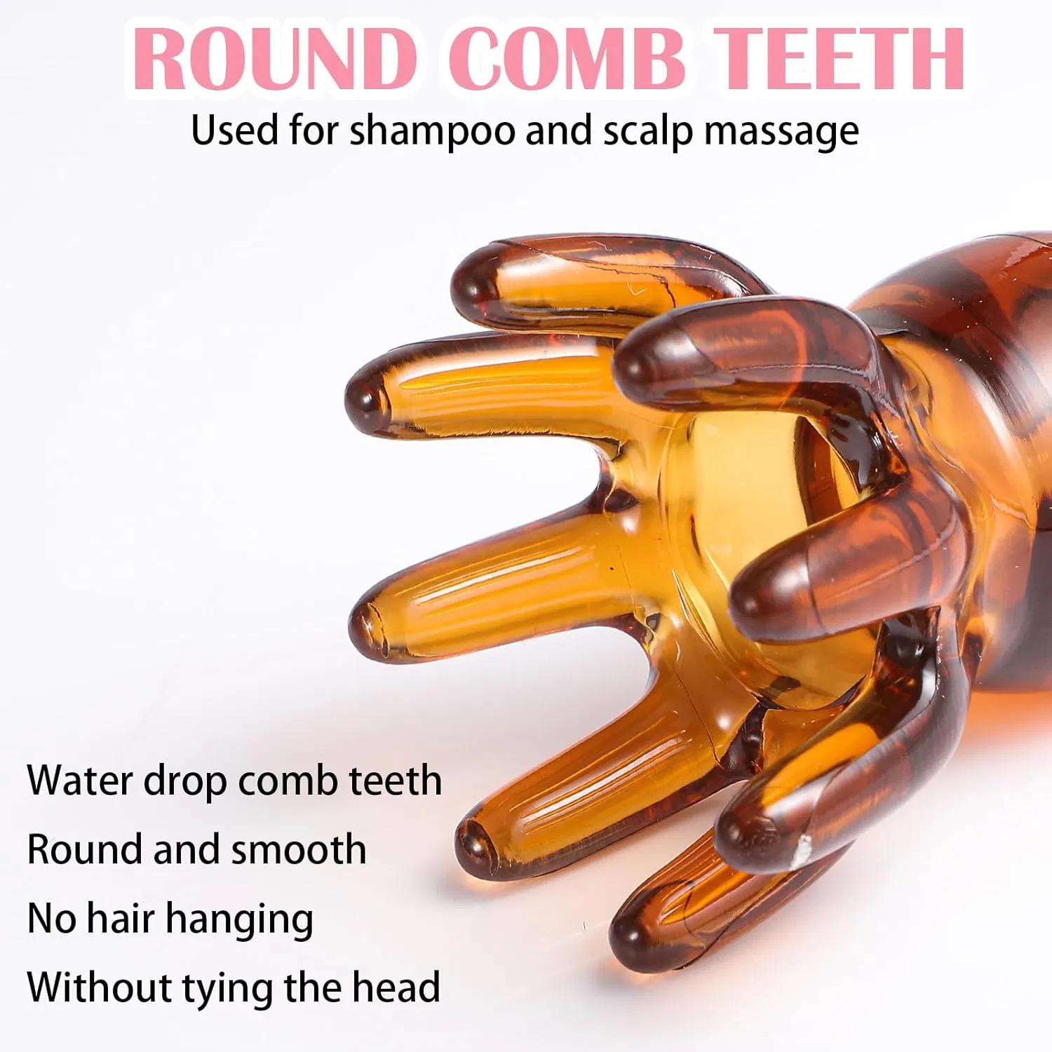 2026 Custom Logo Octopus Head Massager Scalp Hair SPA Massage Tools Octopus 8-Claw Face Body Massager