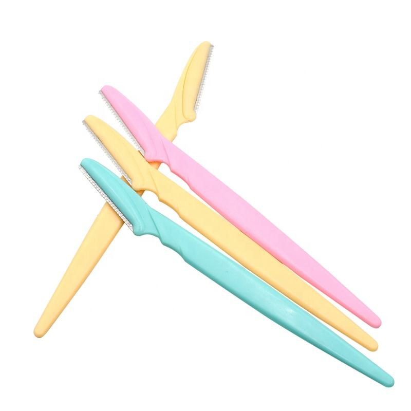 Hot Sales Trending Products Exfoliating Dermaplaning Tool Eyebrow Brow Trimmer Facial Razor for Women