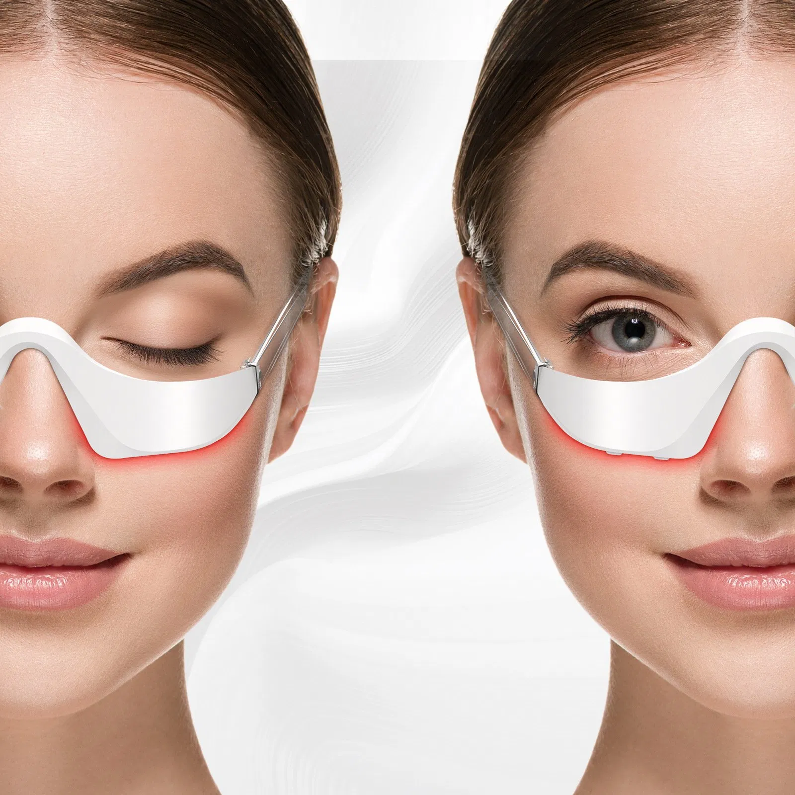 Beauty Device Wireless Red Light Therapy Device with Heat Therapy, Eye Care Device, Eye Massager, Eye Beauty Device