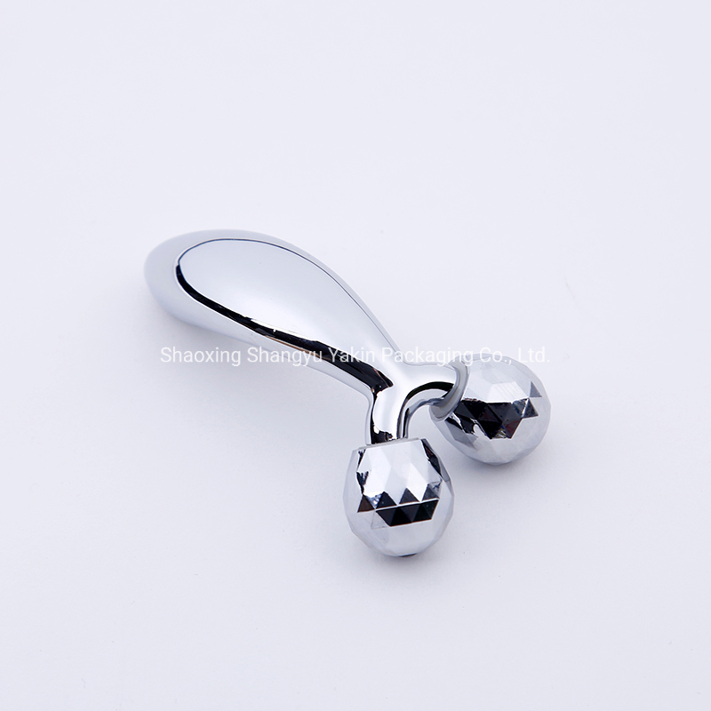 Stainless Steel Skincare Beauty Skin Face Sculpting Multifun Y 3D Lifting Cooling Metal Facial Face Roller Massager Tool