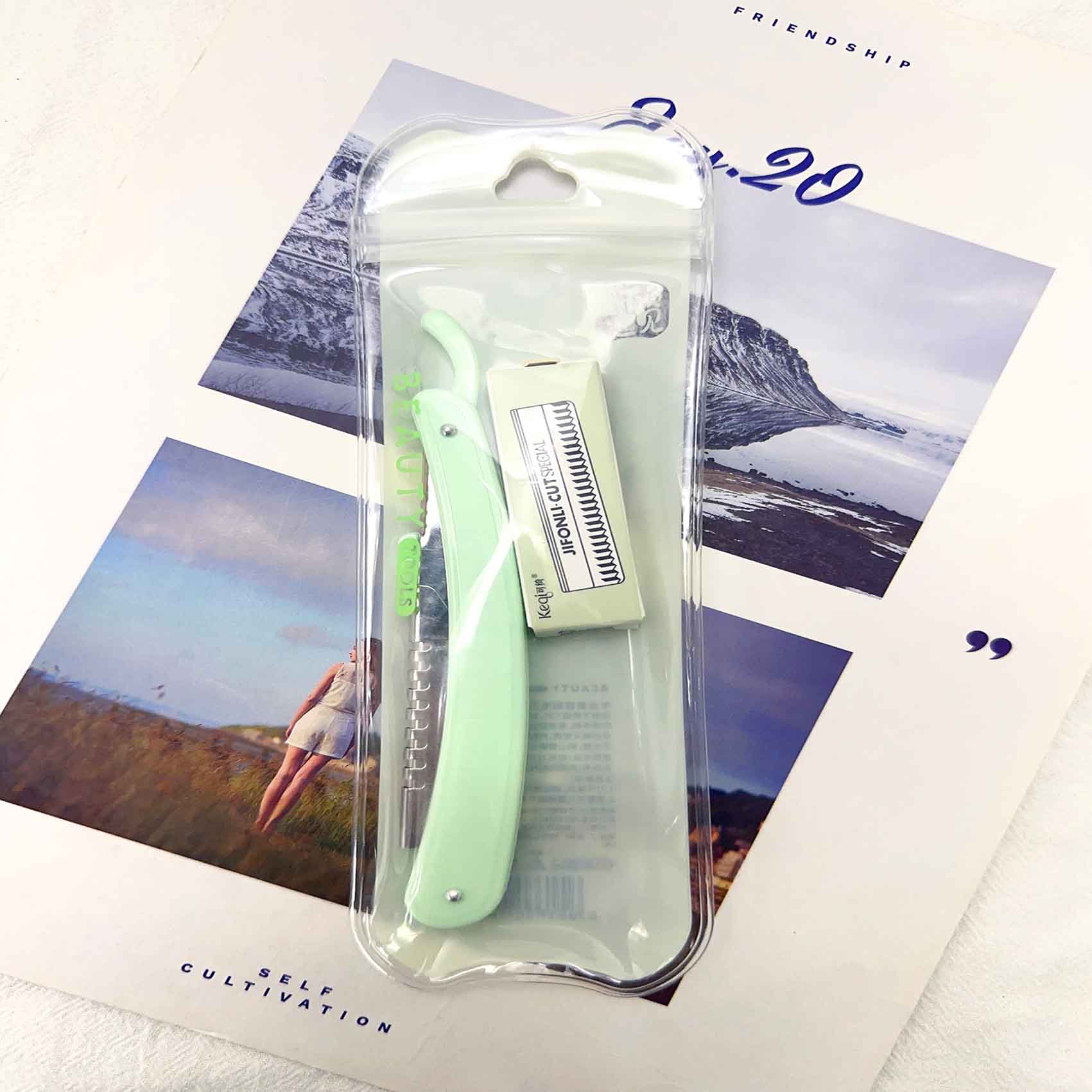 Professional Makeup Tools Products Facial Hair Shaver with 5 Piece Refill Blade Good Quality Beauty Knife Trimmer