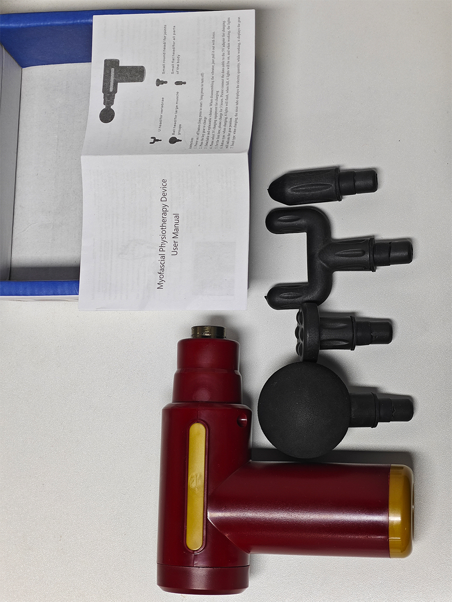 2025 Smart Gun Massager Electric Percussion Deep Tissue Vibration Body Facial Muscle Mini Massage Gun Professional
