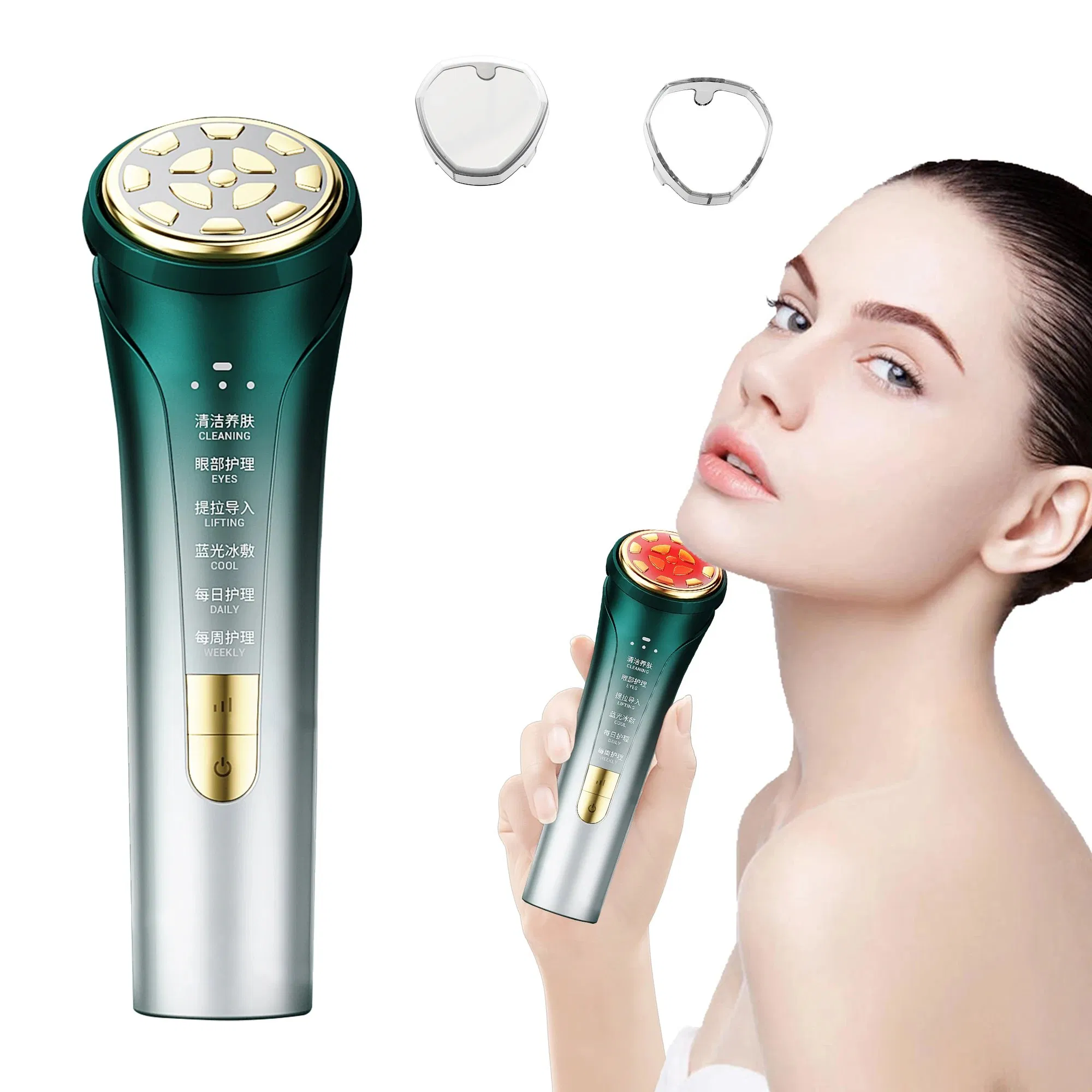 Household Electric Multi-Functional Eye Care and Skin Care RF Beauty Device