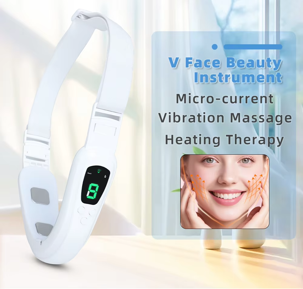 Women's Facial Contouring Kit | Portable V-Face Slimmer &amp; Jawline Lifting Tool for Double Chin