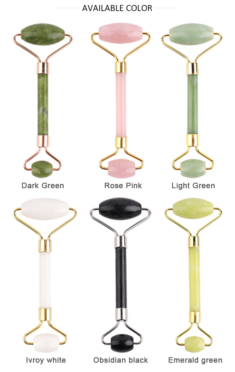 Mushroom Shape Rose Quartz Gua Sha Jade Eye Massage Facial Tool Face Lift Remove Wrinkles Massager
