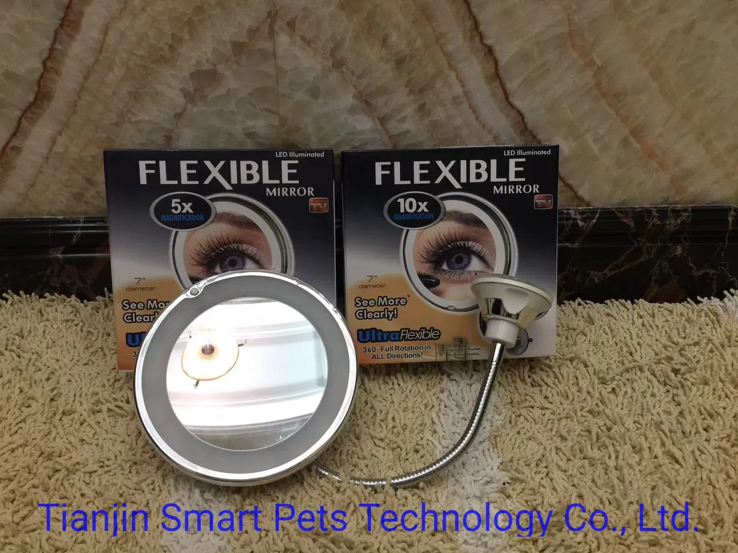 Versatile Suction Cup Mirror for Makeup Application and Touch-UPS