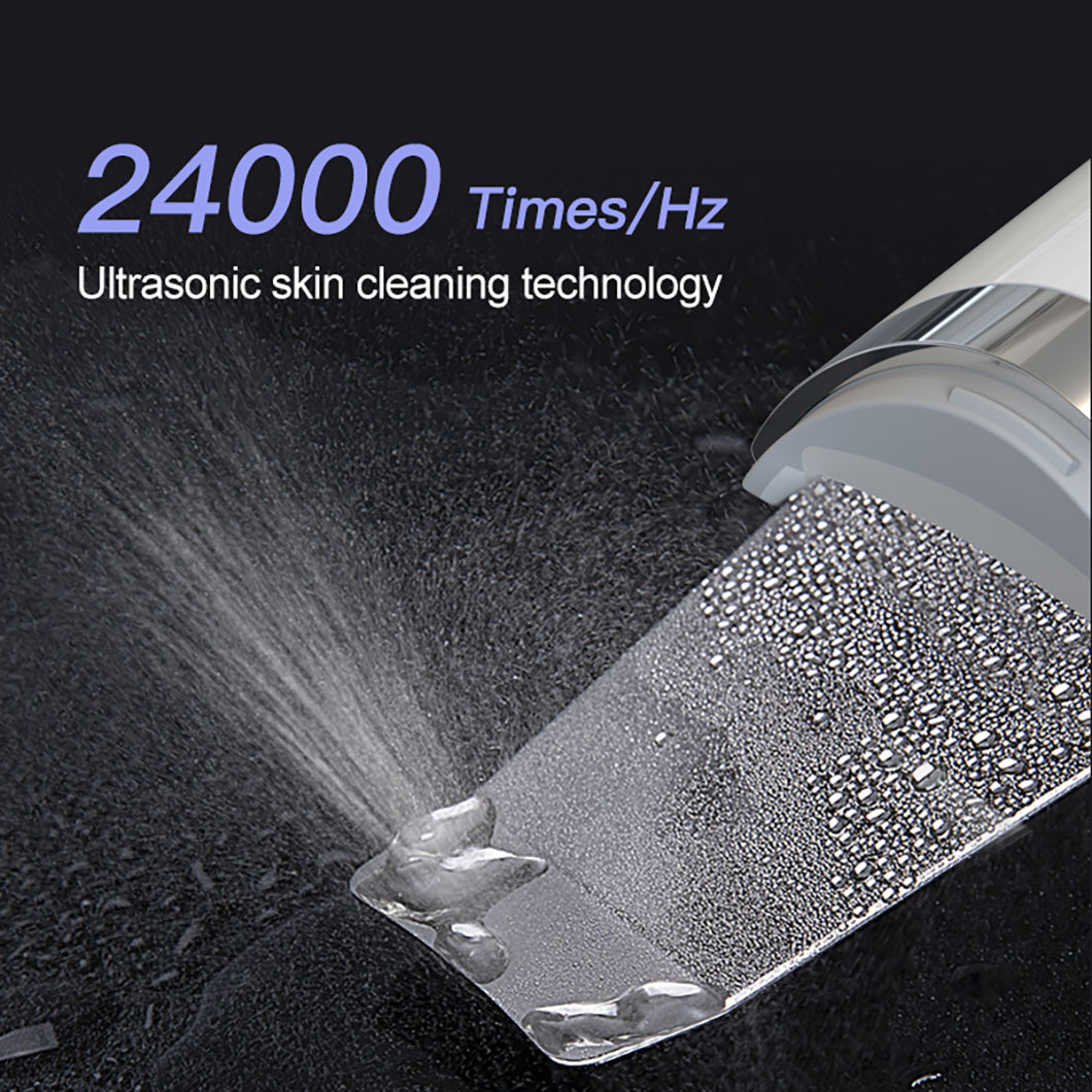 Professional High Frequency Facial Skincare Device Exfoliating Pore Cleaner Skin Scrubber