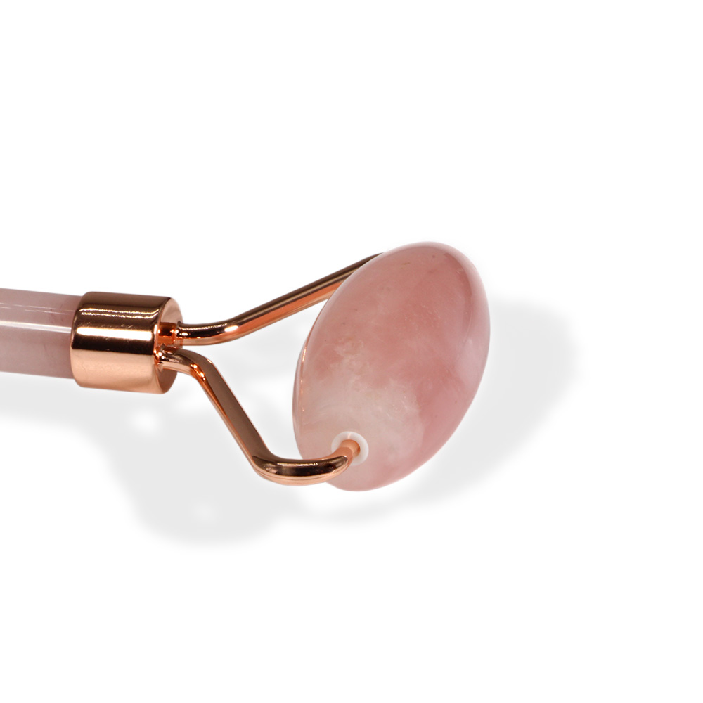 Real Stone Anti Aging Facial Massage Tools Natural Face Rose Quartz Jade Roller Guasha Set