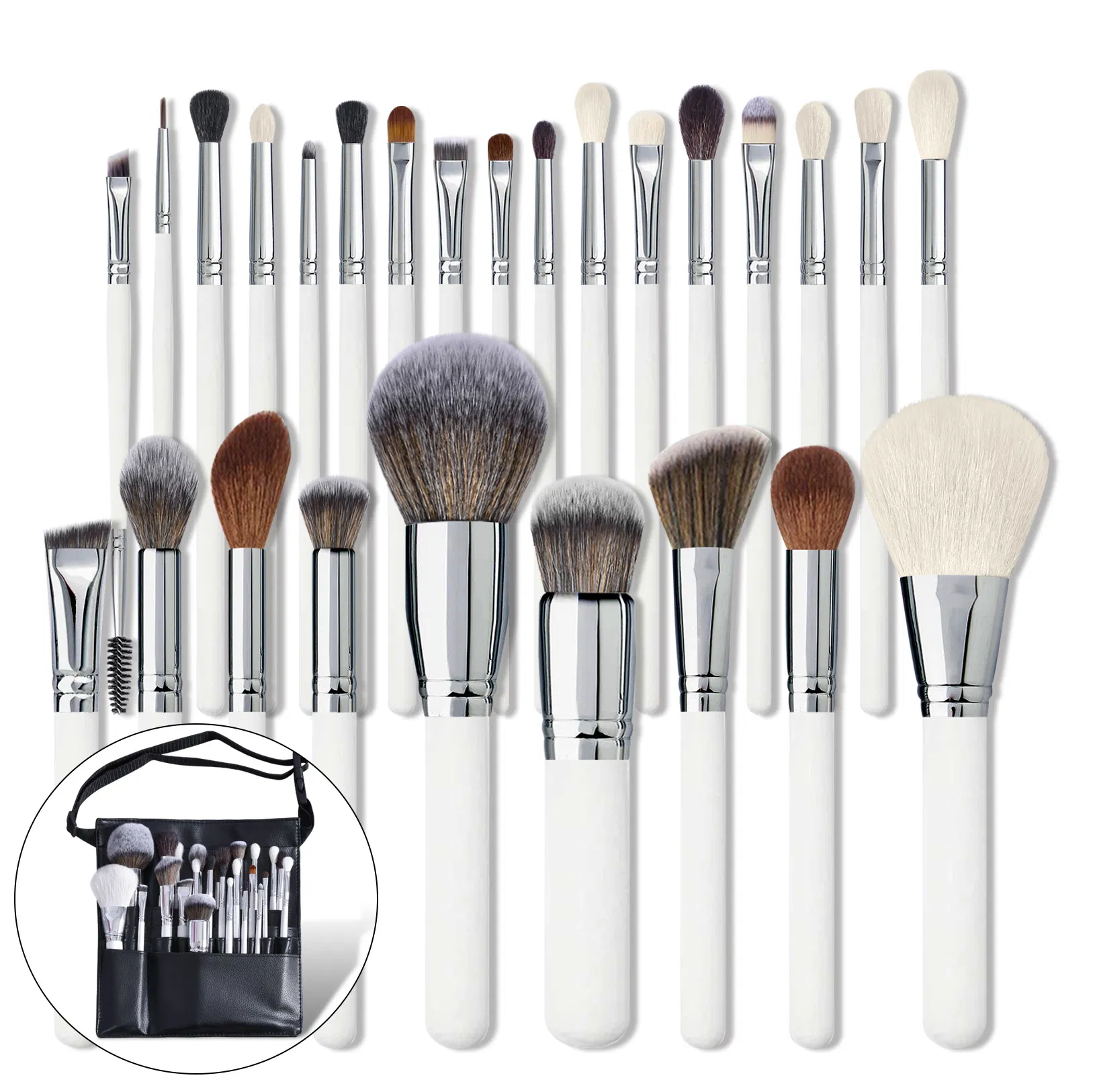 Seamless Blending Anti-Shedding Flawless Application Plastic Handle Beauty Travel Makeup Brush