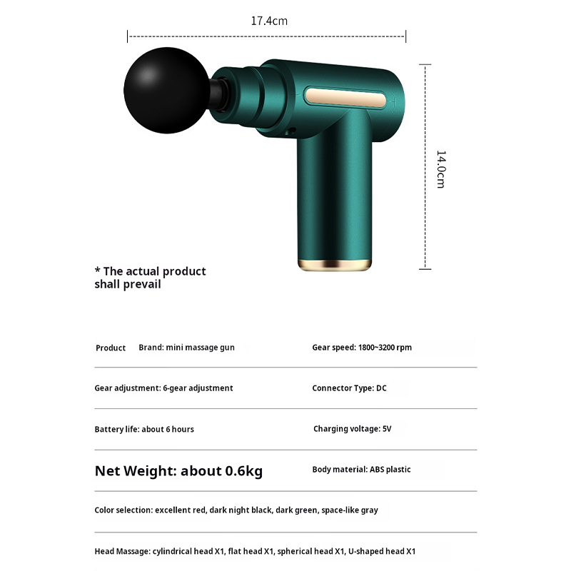 2025 Smart Gun Massager Electric Percussion Deep Tissue Vibration Body Facial Muscle Mini Massage Gun Professional
