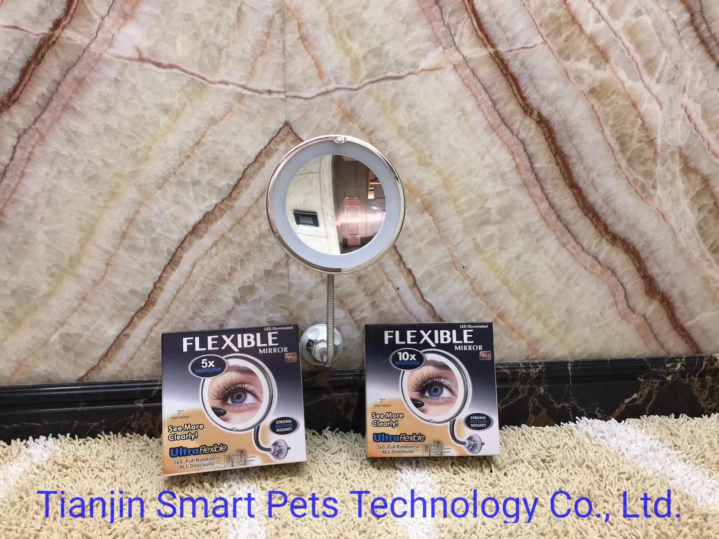 Versatile Suction Cup Mirror for Makeup Application and Touch-UPS