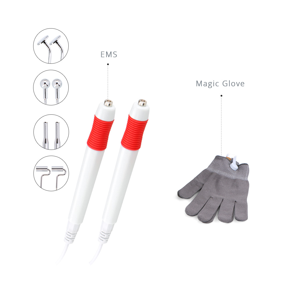 Portable Microcurrent Galvanic Facial Machine With Magic Gloves for Home Use Skin Care Anti-Aging Device