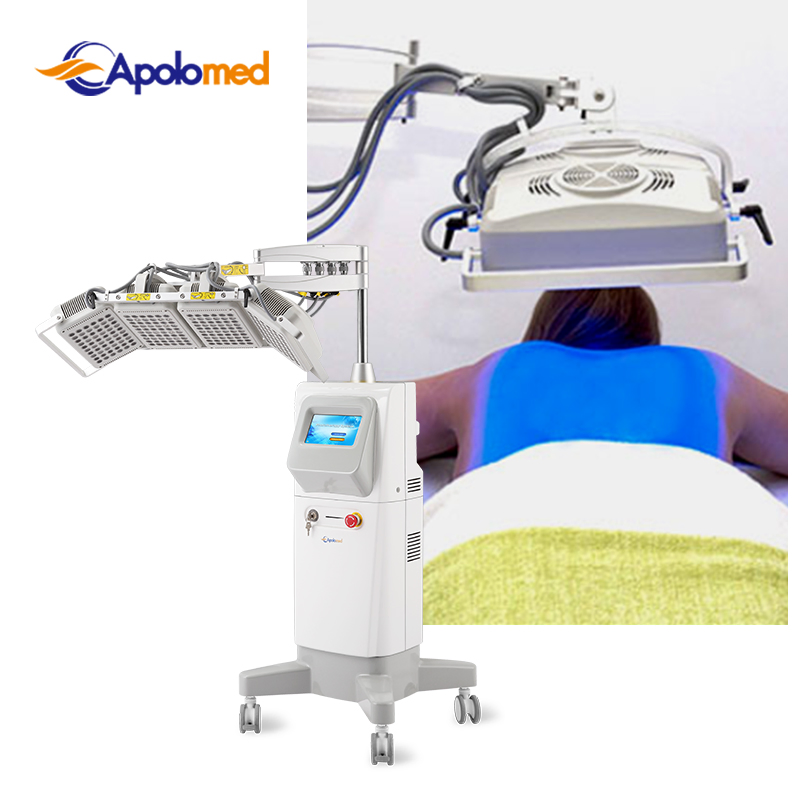 CE Medical Approval PDT LED Light Therapy Equipment RGB Red 635mm Green 560mm Blue PDT Photodynamic Therapy Device