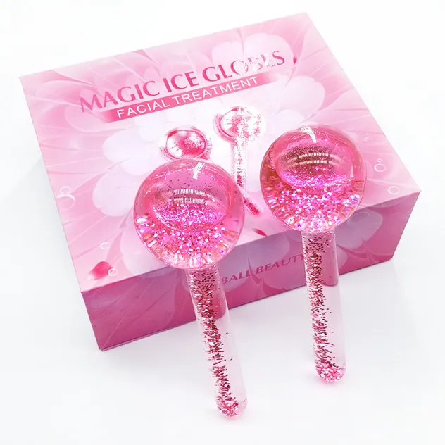 Wholesale Different Facial Roller Face Massage Tools Private Label Facial Ice Globes