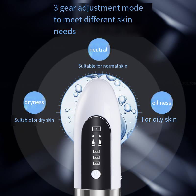 Electric Facial Pore Cleaner and Blackhead Extractor Vacuum Suction Tool for Healthy Skin with 6 Probes