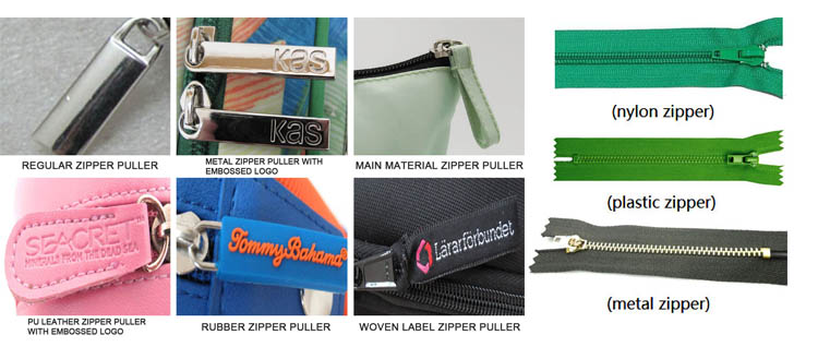 Custom Zipper Options