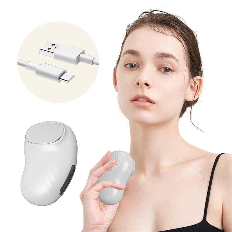 Portable Electric Hot Cold Facial Massager Skin Tightening Face Lifting Beauty Tool Vibration Massage Facial Skin Care Device