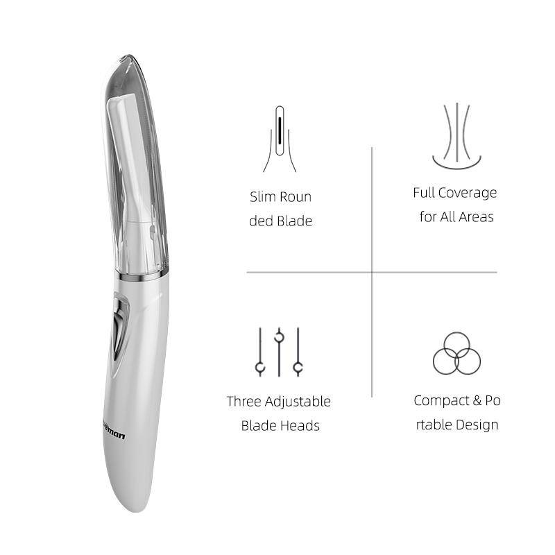 Trueman Electric Disposable Dermaplane Shaving Tool USB Battery Eyebrow Razor Trimmer Portable Outdoor Household Facial Hair