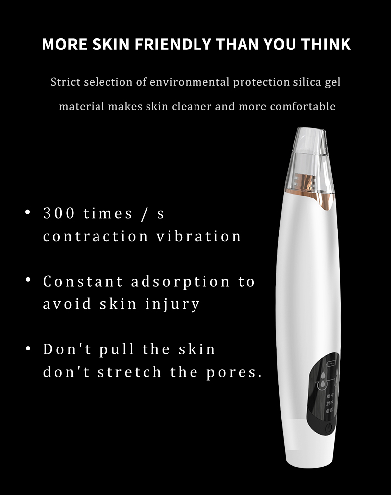 New Arrival Home Use Machine Vacuum Black Head Removal Personal Handheld Facial Pore Shirinking at Home Device