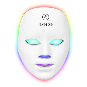 7-Color Therapy Customize Logo Portable Cordless USB Rechargeable Facial Massager LED Facial Mask Electric Led Face Mask