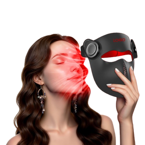 236 LEDs VCSEL Laser Face Mask 665nm 460nm 850nm 1064nm Infrared Light Therapy Food Grade Silicone Skin Tightening Machine